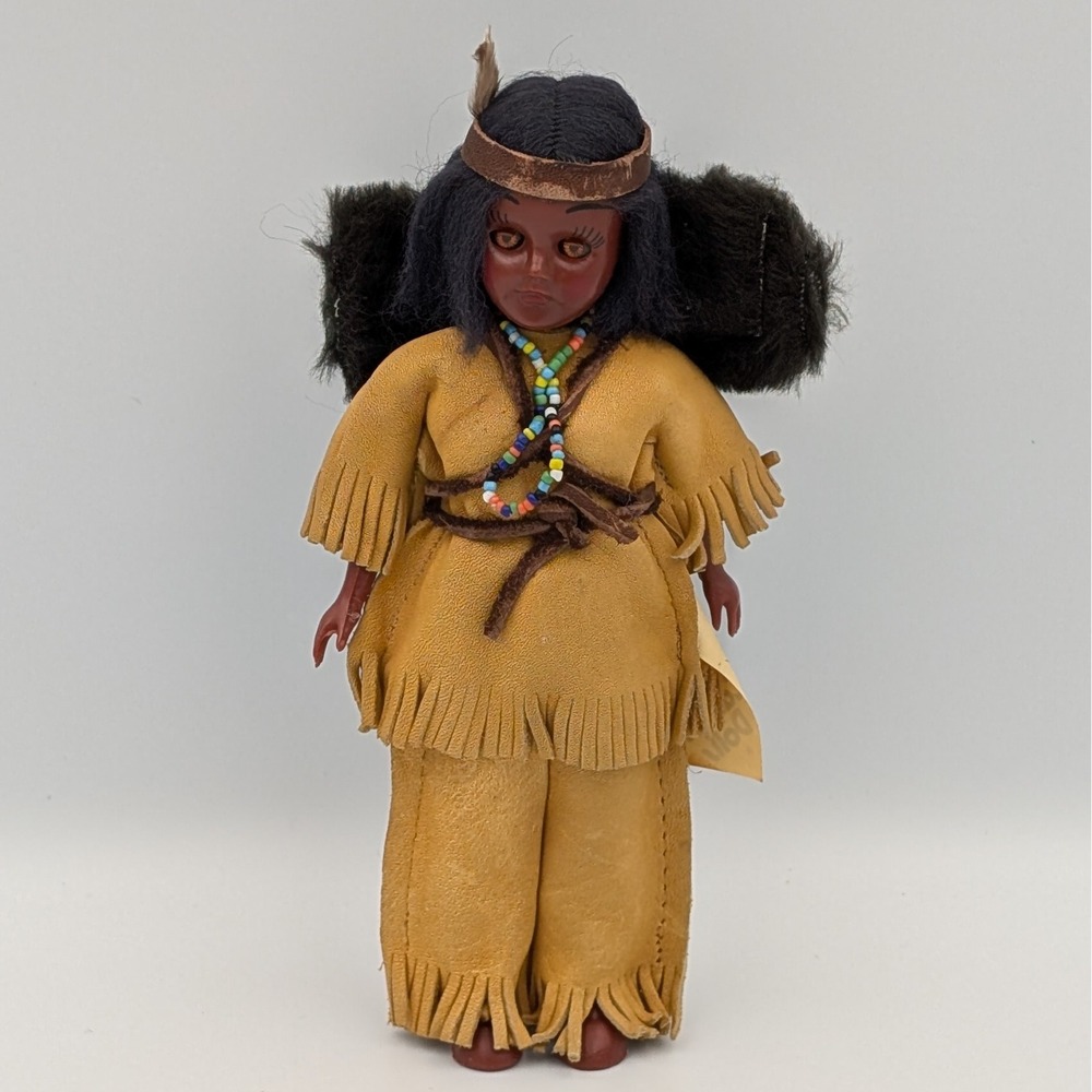 Carlson Dolls Cherokee Chief A803 Vintage 7.5 Inch Collectible Doll USA Made